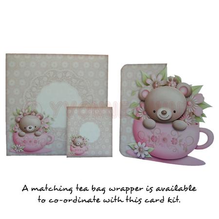 A Hug in a Mug Shaped Fold Card Kit by Yvonne Munn