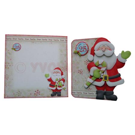 Dear Santa Shaped Fold Card Kit by Yvonne Munn