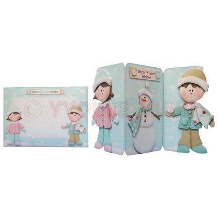 Snow Much Fun Shaped Tri Fold Card Kit by Yvonne Munn