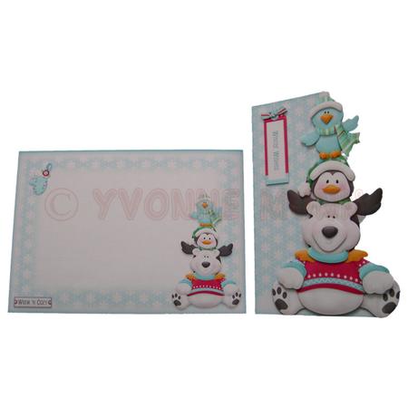 Winter Wishes Shaped Fold Card Kit by Yvonne Munn
