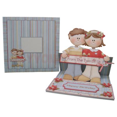 Dual Greetings Shaped Easel Card Kit by Yvonne Munn