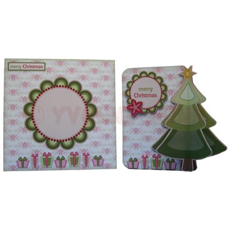 3D Christmas Tree Shaped Fold Card Kit by Yvonne Munn