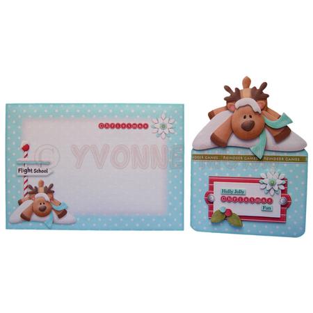 Reindeer Games Over the Top Card Kit by Yvonne Munn