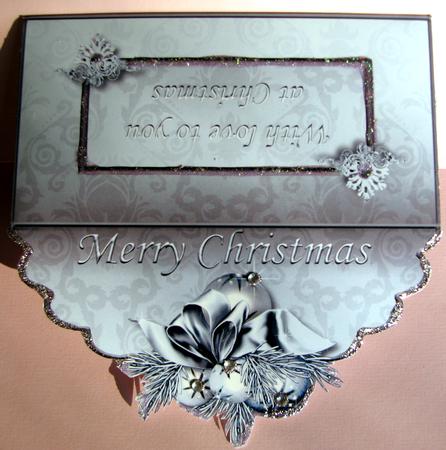 Silver Sparkle Money Wallet 2 by Nancy Boatwright