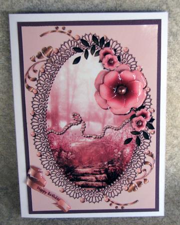 Delicate Peach Floral by Nancy Boatwright