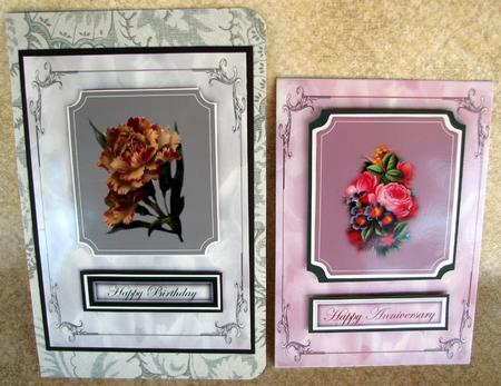 A5 Floral Card Fronts 1 by Nancy Boatwright