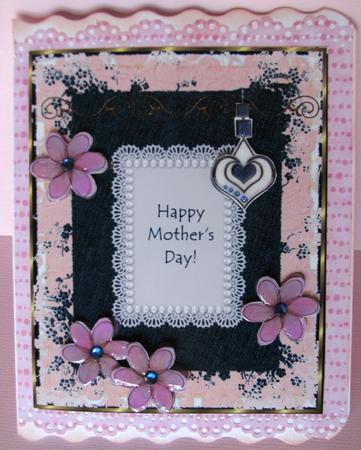 Happy Mother's Day Card Topper by Nancy Boatwright