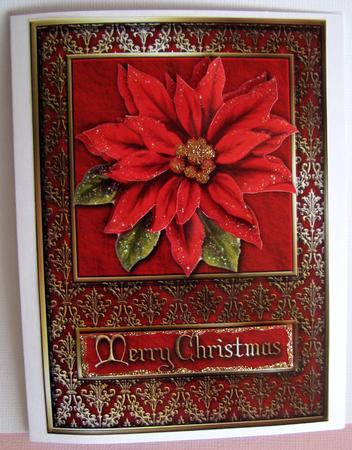 Poinsettia Quick Card by Nancy Boatwright
