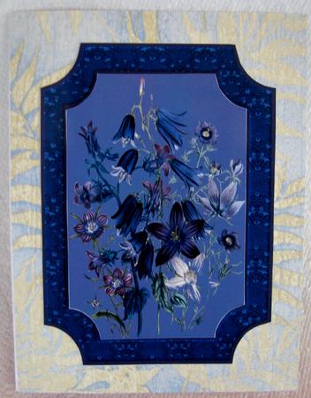 Floral Plaque with Decoupage by Nancy Boatwright