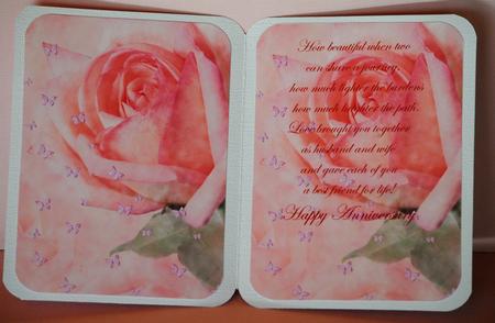Rosy Butterflies Backing Paper by Nancy Boatwright