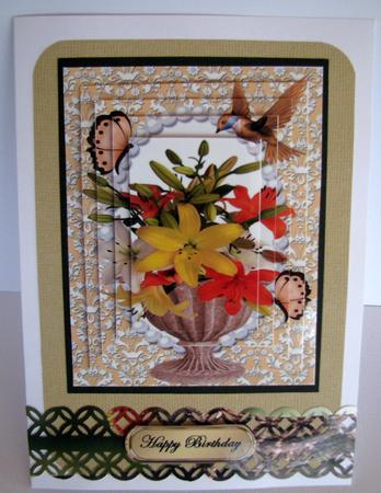 Flowers, Butterflies, & Birds, Pyramids by Nancy Boatwright