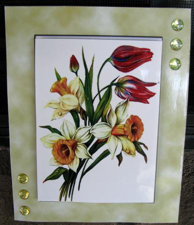 Daffs and Tulips Spring is Here by Nancy Boatwright