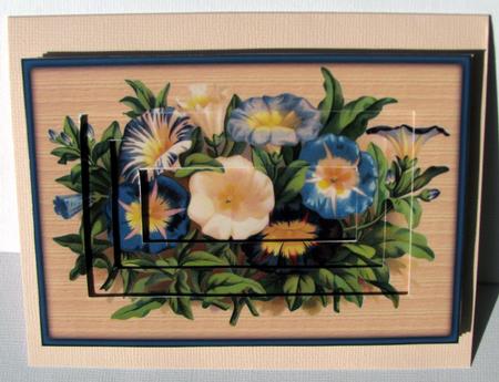 Morning Glory Vintage Tunnel Topper by Nancy Boatwright
