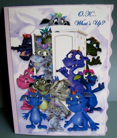 Lots of Monsters in a Wardrobe, A4 by Nancy Boatwright