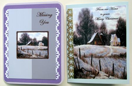 Winter Cabin by Nancy Boatwright