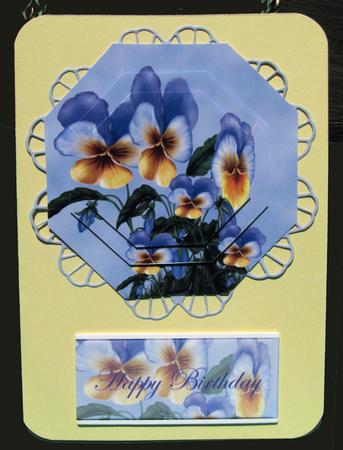 Pansies Pryamage and Stand by Nancy Boatwright