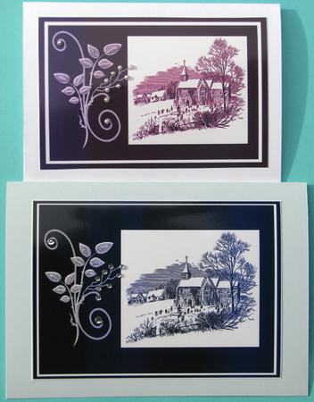 Lovely Church Scene by Nancy Boatwright