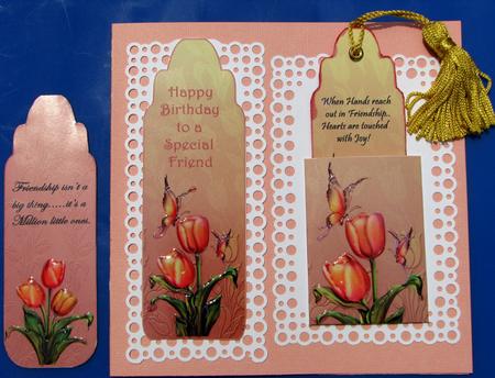 Tulip Bookmarks 1 by Nancy Boatwright