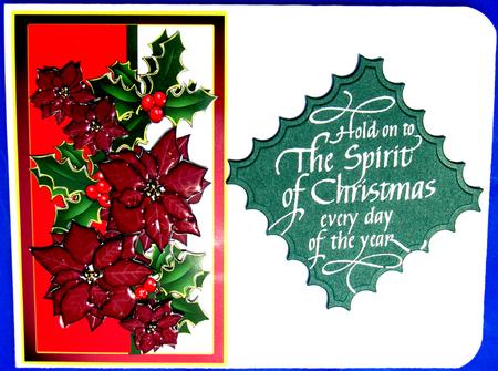 3D Quick Traditional Christmas Card by Nancy Boatwright
