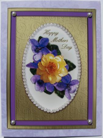 A4 Flowers & Pearls for Mothers Day by Nancy Boatwright