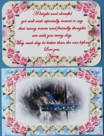 Inserts with Scalloped Base & Roses Kit by Nancy Boatwright