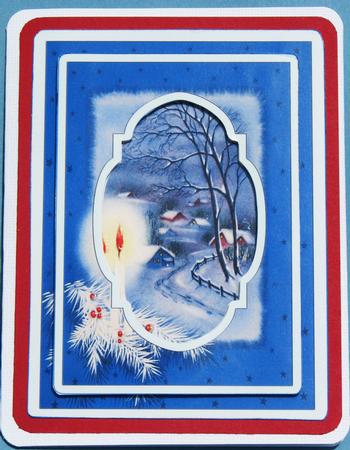 Vintage Snow at Christmas by Nancy Boatwright