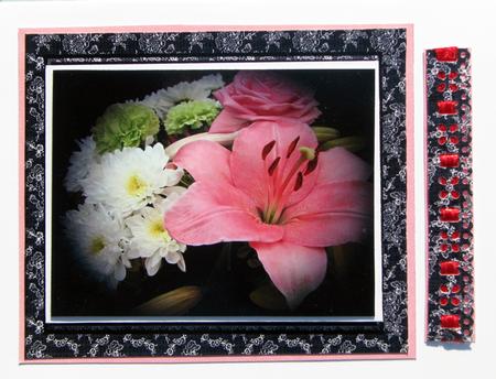 Black Lace Lily and Rose by Nancy Boatwright