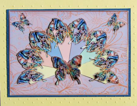 Butterfly Faux Fan by Nancy Boatwright