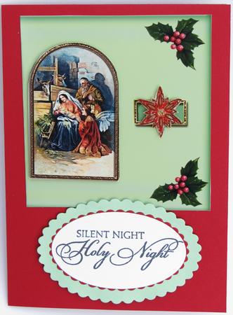 Season's Greetings Cattle Lowing by Nancy Boatwright