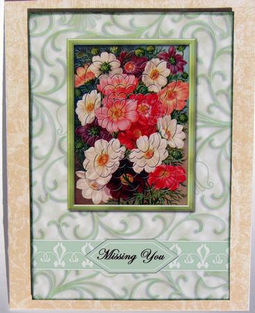 Faux Pyramid Floral for You by Nancy Boatwright