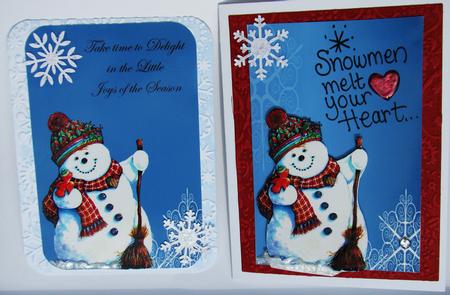 Snowmen Melt Your Heart Topper by Nancy Boatwright