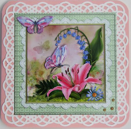 Flowers and Butterflies by Nancy Boatwright