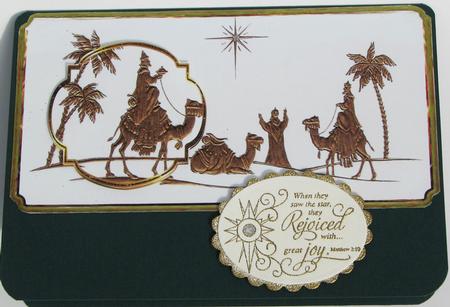 Three Kings from the Orient Dl Card by Nancy Boatwright