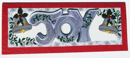 Silver Joy! Word with Holly and Bells Dl by Nancy Boatwright