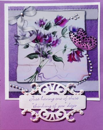 Lilac Sweetpea by Nancy Boatwright