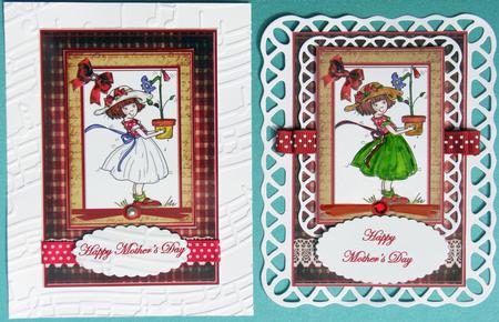 Little Girls Fower Vintage by Nancy Boatwright