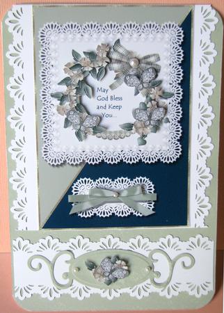 God's Blessing Card Topper by Nancy Boatwright