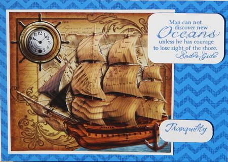 Time to Sail Three with Quick Imitation Pyramid Layers by Nancy Boatwright