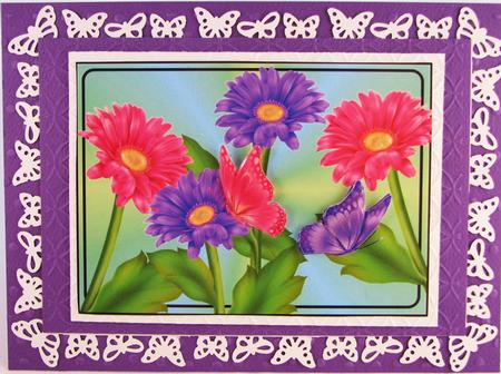 Gerberas and Butterflies by Nancy Boatwright