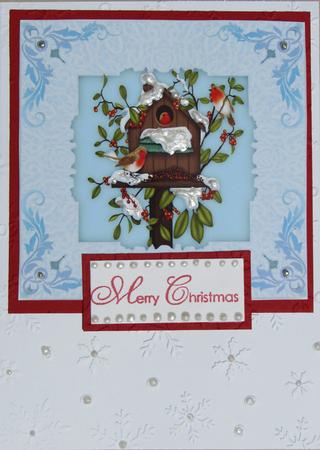 Christmas at the Robin Redbreasts Bird House by Nancy Boatwright