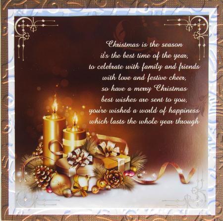 2 Christmas Candles Verse Toppers by Nancy Boatwright