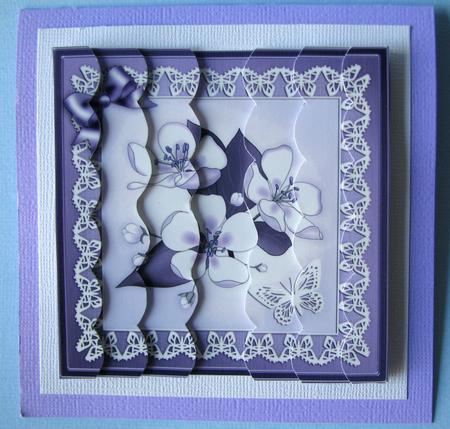 Apple Blossom Scallop Edge Side Stacker by Nancy Boatwright
