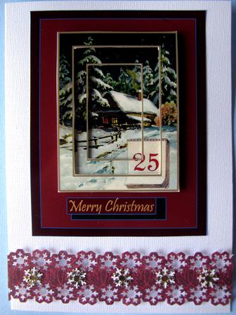 Vintage Christmas Tunnell Card by Nancy Boatwright