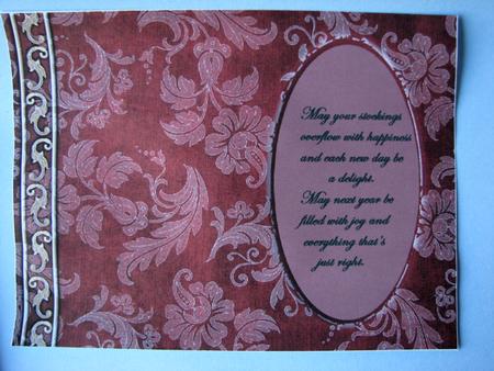 Christmas Tweets - Red Cardinal Insert by Nancy Boatwright