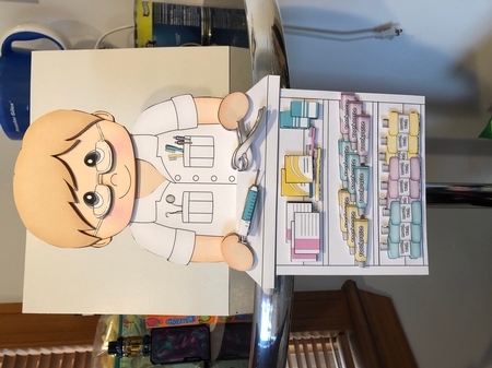 3D on the Shelf Card Kit - Dentist or Dental Nurse Collin by Nancy Paulin