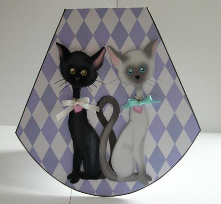 Lady & the Scamp Rocker Card by Nancy Robinson