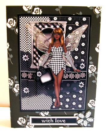 Rachael Faerie Pyramage, Monochrome Sheet by Nancy Robinson