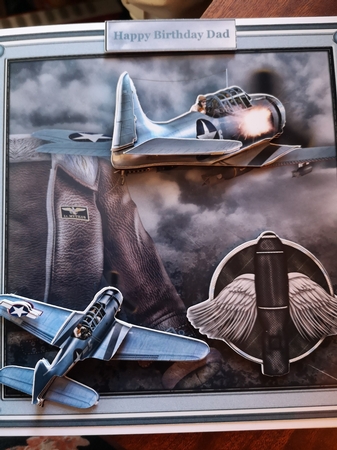 Birthday Flying High Male Decoupage Mini Kit by Natalie Rawling