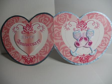 Happy Anniversary - Shaped Card by Natasha Lowe