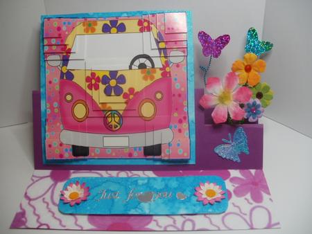 Vw Van 4 Corner Stacker and Pyramid by Natasha Lowe